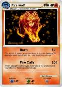 Fire wolf