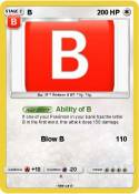 B