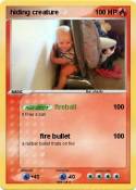 hiding creature
