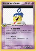 Sponge out of