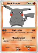Black Pikachu
