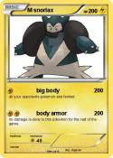 M snorlax