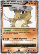 Cubone sin casc