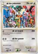 all the pokemon