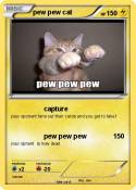 pew pew cat