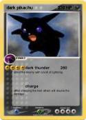 dark pikachu