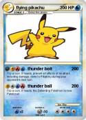 flying pikachu