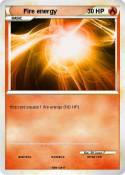 Fire energy