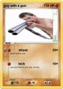 guy with a gun