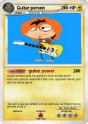 Guitar person