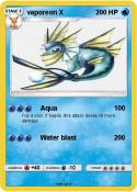 vaporeon X