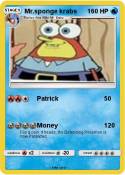Mr.sponge krabs