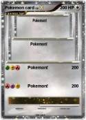 Pokemon card
