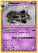 Talking kitten