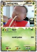barfing baby