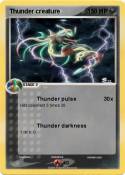 Thunder creatur