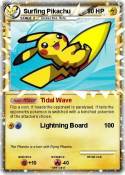 Surfing Pikachu