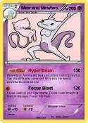 Mew and Mewtwo