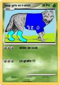 loup gris en