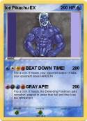 Ice Pikachu EX