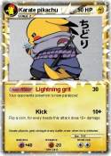 Karate pikachu