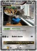 Snipping cat