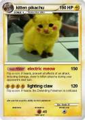 kitten pikachu
