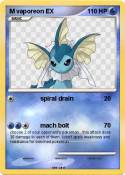 M vaporeon EX