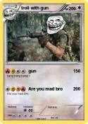 troll with gun