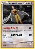 One punch man