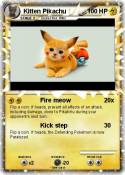 Kitten Pikachu