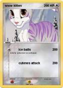 snow kitten