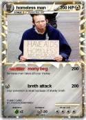 homeless man
