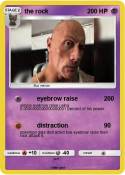 the rock