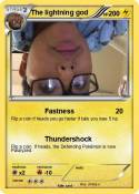 The lightning