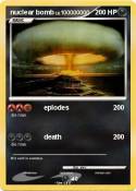nuclear bomb