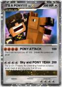 IT'S A PONY!!!!