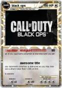black ops