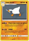 Knife Goose