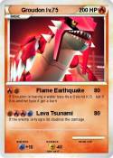 Groudon lv.75