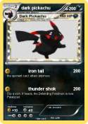 dark pickachu