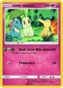 Johto starters