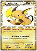 raichu niv.x