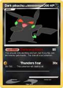 Dark pikachu