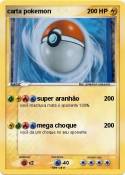 carta pokemon