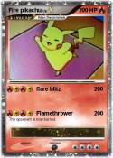 Fire pikachu