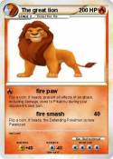 The great lion