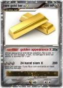 rare gold bar