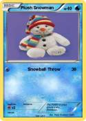 Plush Snowman