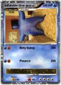 Inflatable blue